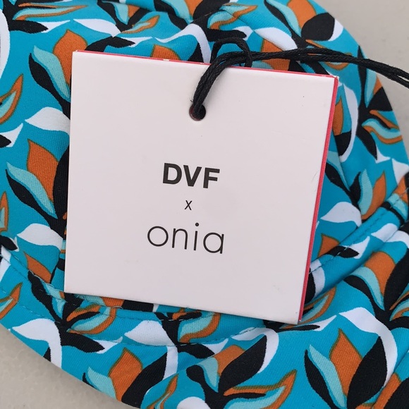 DVF x Onia Mila Top in Scuba Blue - Picture 5 of 9